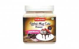 Puramio Eggless Mug Cake Premix Chocolate  Plastic Jar  350 grams